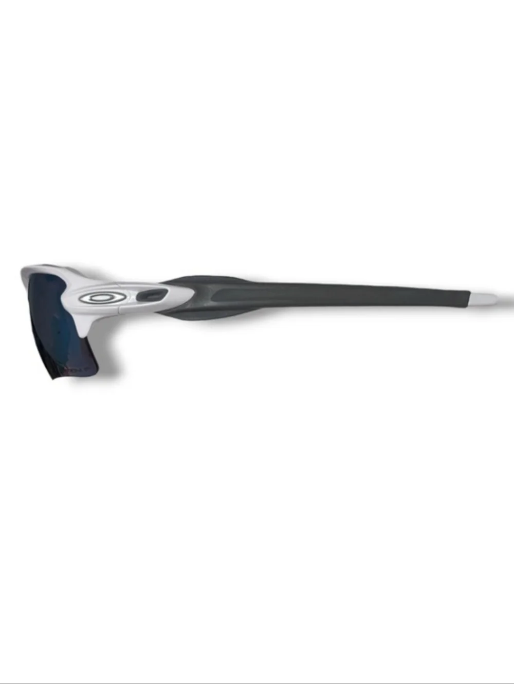 OAKLEY Flak 2.0 Prizm Deep Water Polarized Lenses White/Grey Frame